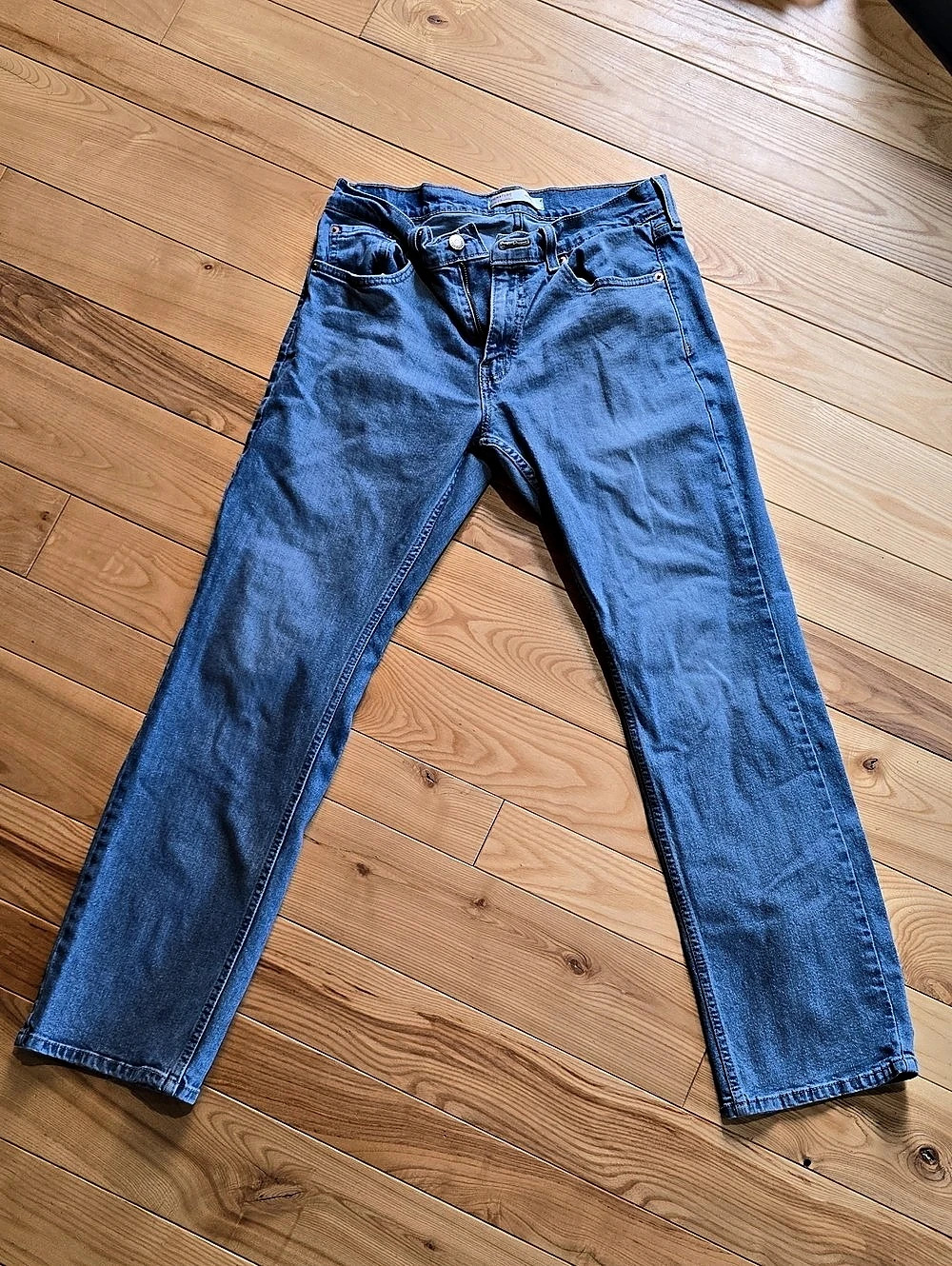 Signature by Levi Strauss & Co. Slim Straight Slim Jeans Blue Waist 30